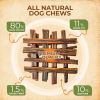 Gullet Sticks 24 Count 100% Natural Beef Esophagus Dog Chews 6‚Äù Premium Dog Treats for Training Puppies & Adults Zero Filler or Preservatives