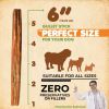 Gullet Sticks 24 Count 100% Natural Beef Esophagus Dog Chews 6‚Äù Premium Dog Treats for Training Puppies & Adults Zero Filler or Preservatives