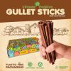 Gullet Sticks 24 Count 100% Natural Beef Esophagus Dog Chews 6‚Äù Premium Dog Treats for Training Puppies & Adults Zero Filler or Preservatives