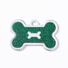 Metal Pet ID Tags With Pink Bone Shape For Dogs & Cats